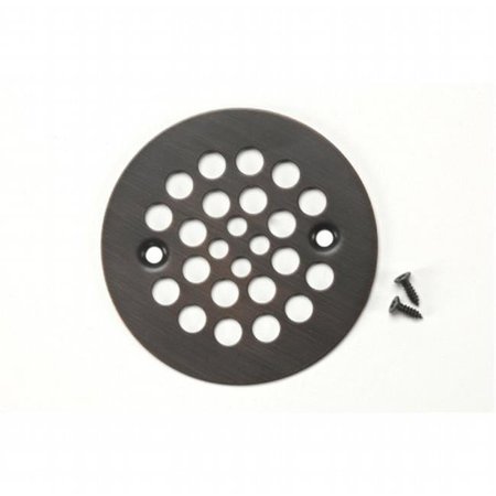 Fixturesfirst 4.25 in. Round Shower Drain Cover - Oil Rubbed Bronze FI116318